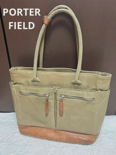 Porter field tote bag leder - leder, &