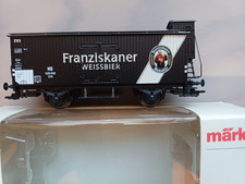 Märklin H0 SoMo Bremserhauswagen Bierwagen Güterwagen - Franziskaner Weissbier -