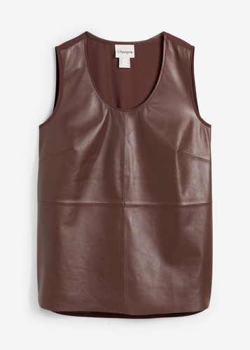 Leder premium tanktop - leder,