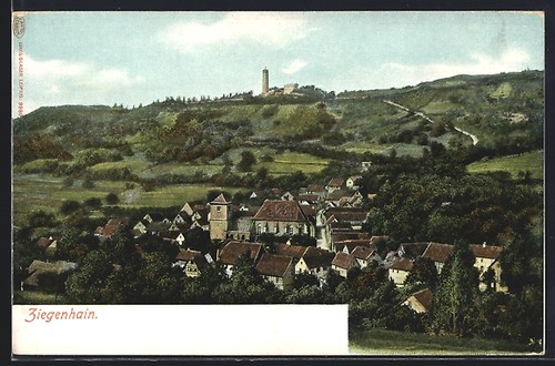 Jena blick zum ziegenhain - jena,,