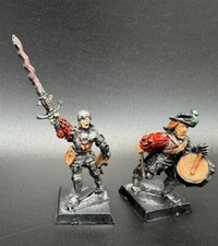 Bihandkämpfer Langschwert Kommando Champion Trommler Metall Warhammer