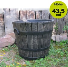 Blumentopf Blumenkübel Pflanzenkübel Gefäß Kübel Rund Polka Gr. L 49x43,5cm 