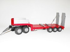 Bruder Tieflader rot mit Dolly