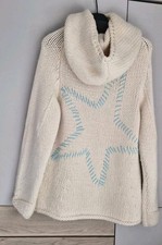 JET SET Dicker Pullover Mit Kaschmir weiß Gr. 4 TOP 