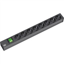 Bachmann 19" 1U Power Strip 8