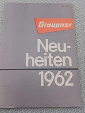 vintage Graupner Neuheiten Prospekt  N 62  28 Seiten+ Preisliste  4 Seiten