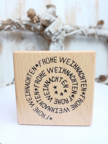 Motivstempel frohe weihnachten - frohe,