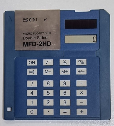 Floppy disk calculator - floppy,