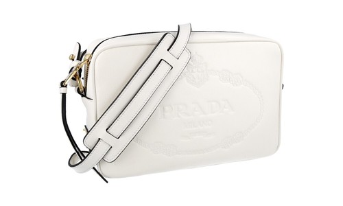 Prada leder logo - leder, crossbody