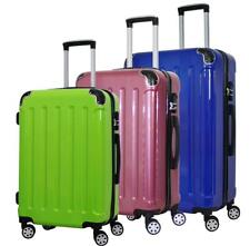 Reisekoffer QTC LONDON Hartschalen Koffer Reise Trolley Case Kofferset M L XL