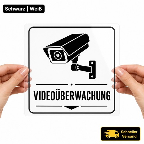 Videoüberwachung aufkleber - videoüberwachung,