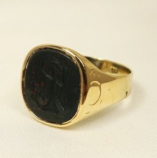 Siegelring mit Heliotrop 585