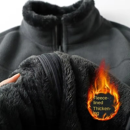 Herren winter fleecejacke dick - herren,