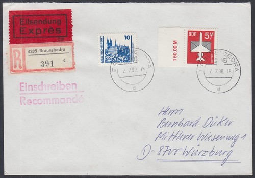 Ddr 1990 express brief 3344 - ddr, mi.3344