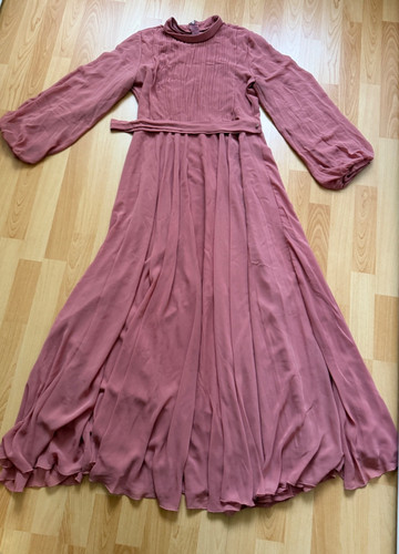 Abendkleid maxi rosa einmal - abendkleid,