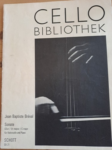 Noten cello bréval sonate - noten,,