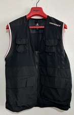 Rare Men’s Black Converse Utility Zip Up Gilet Sleeveless Jacket Size S