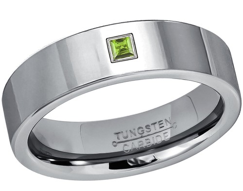 05ctw princess cut peridot - 0.05ctw,