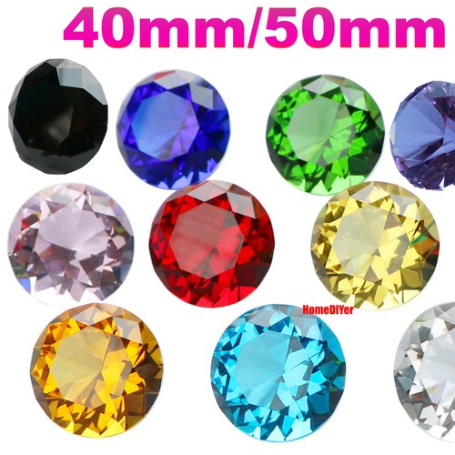 40mm glasdiamant dekosteine - glasdiamant,