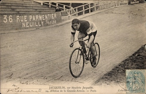 Radrennfahrer jacquelin - ak,