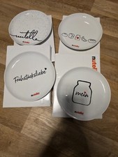 4 Nutella-Tellern  + 4