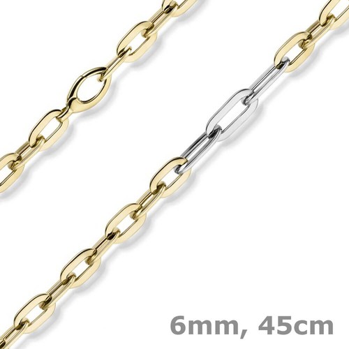 6mm phantasie kette collier - 6mm,