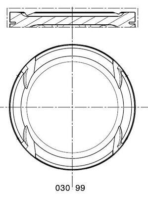 Mahle kolben für seat - mahle,