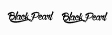 2x Black Pearl Klein Spiegel