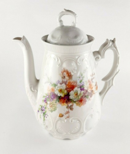Antik jugendstil kaffeekanne - antik,