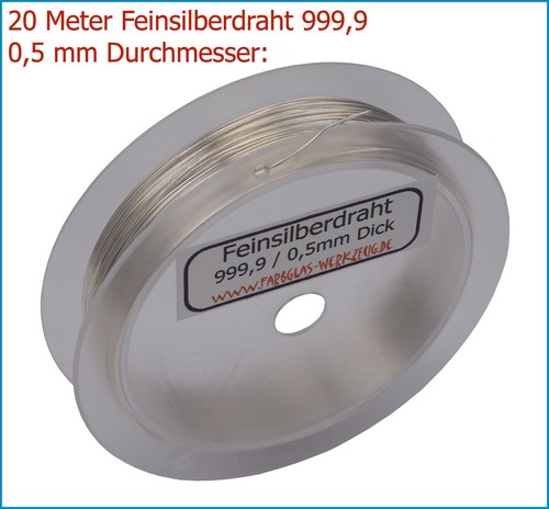 Feinsilber draht - (9,19€/m), feinsilber-draht