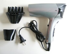 Haartrockner Föhn 2 verschiedenen Aufsätze Profi Luftdusche 2000 Watt Aufsatz