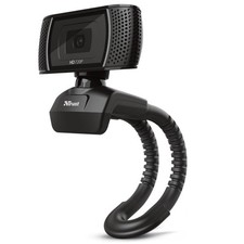 Trust Trino HD Webcam mit Mikrofon 720p 30FPS PC Kamera mit Ständer Videokamera