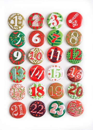Adventskalender-Zahlen