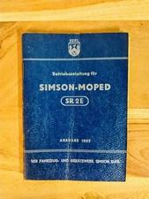 Betriebsanleitung Simson SR 2
