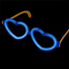 Knicklichter Herz Brille |