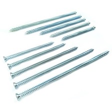 Fensterrahmenschrauben Rahmenschrauben Mauerschrauben 7,5 Senkkopf Zylinderkopf