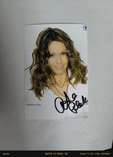 CHRISTINA PLATE : Wunderschönes GLAMOUR FOTO  mit Autogramm..TV Fernsehen..#111
