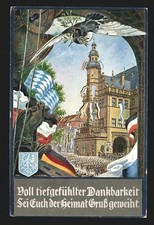 Künstler-AK sign. Honegger: Schweinfurt a. M., Ortspartie mit Soldatenparade du 