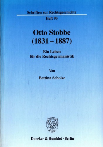 Otto stobbe ein - stobbe,