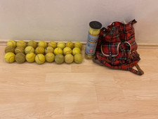 28 Tennisbälle inklusive Rucksack