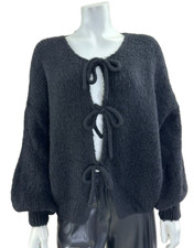 Lieve schwarz strickjacke - schwarz,