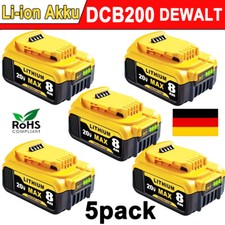 5x Akku 8,0 Ah 18V XR Li-Ion