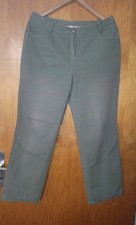 Damen Hose  in Khaki  Walbusch  Größe  21 Baumwollmischgewebe