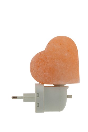 Salzkristall lampe herz - lampe, 11,5
