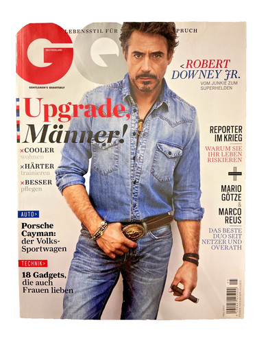 Männermagazin heft ausgabe - gq,