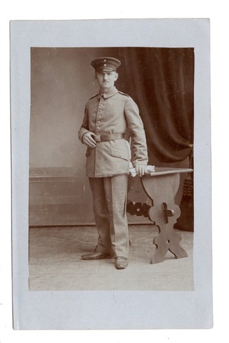 Foto wk1 soldat halberstadt - foto,
