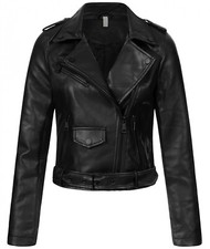 Damen kunstlederjacke biker - kunstlederjacke,