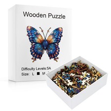 Holz Puzzle Tier Schmetterling