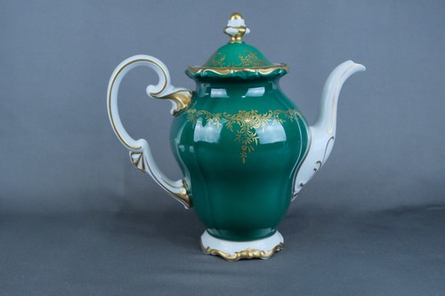Vintage porzellan kaffeekanne - porzellan,