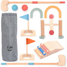Minigolf Set Holz für Kinder